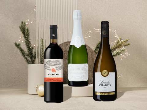 Tre viner vi rekommenderar att ge bort i julklapp 2025.