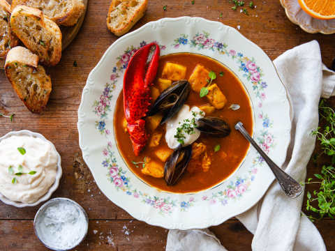 Lyxig Bouillabaisse.