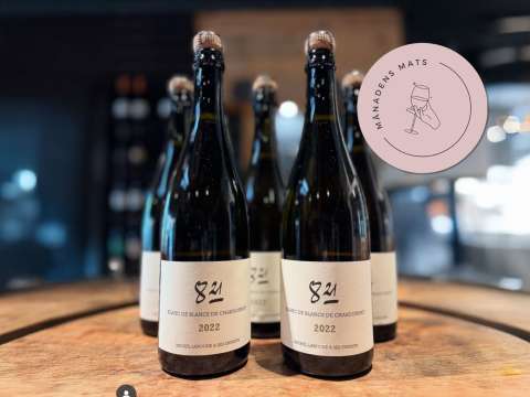 8.21 Blanc de Blancs de Chardonnay är Månandens Mats i december 2025.