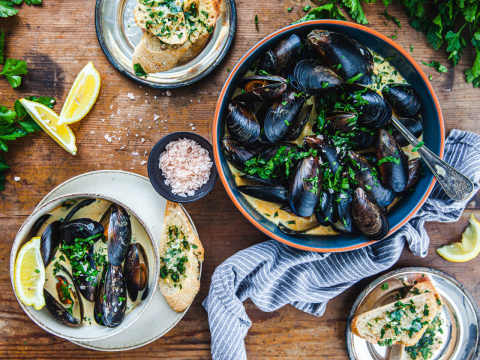 Moules Marinières.