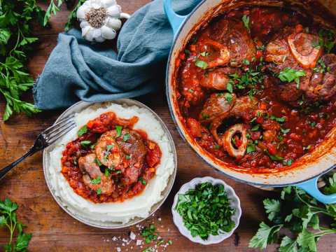 Klassisk Osso Buco.