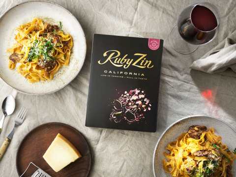 Pasta al Ragu med Ruby Zin.