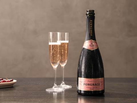  Pongrácz Rosé, Cap Classique från Sydafrika.