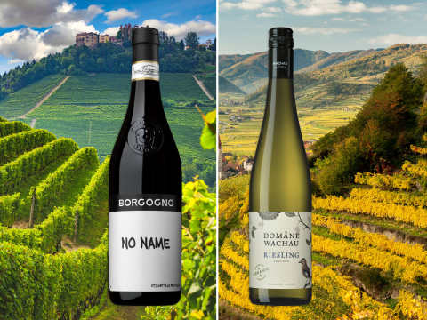 Vinprovning med Borgogno och Domäne Wachau.