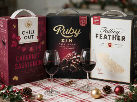 Rött vin till jul.