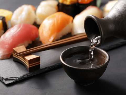 Sake och sushi