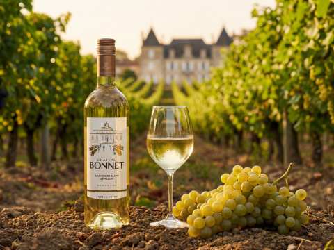 Château Bonnet  Blanc, sauvignon blanc.