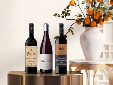 Röda viner från Rioja, Ribera del Duero och Teneriffa