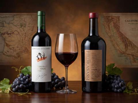 Syrahviner från nya och gamla världen