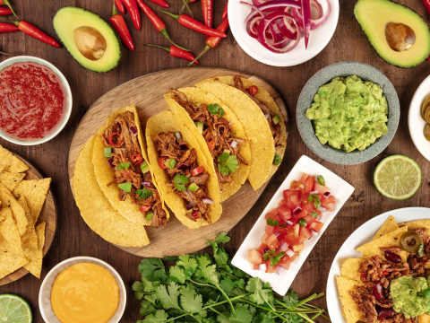Goda tillbehör till tacos.