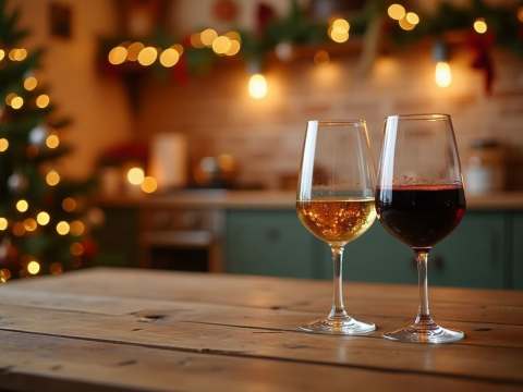 Vin till julmat.