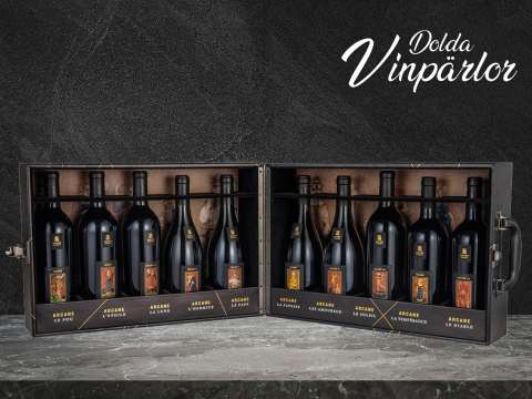 Exklusiv väska med 10 viner i Arcane-serien