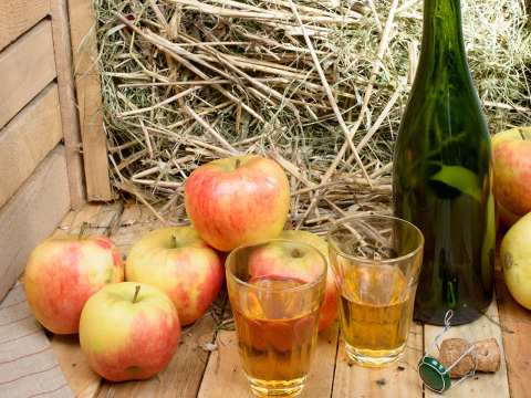 Äpplen och cider