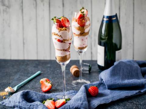 Cheesecake i glas