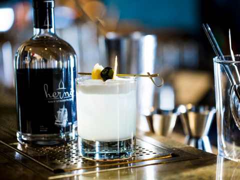 Hernö Gin Sour.