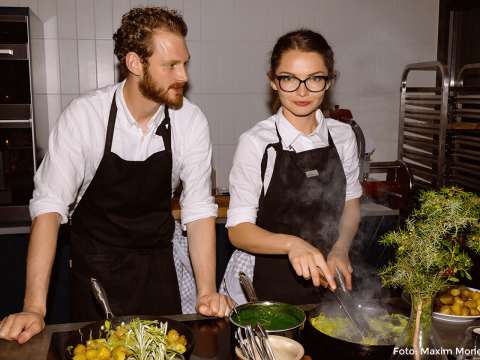 Kocken Olesya Kulyk på Dinner Club