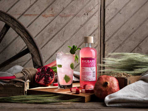 Koskenkorva Rhubarb Mojito