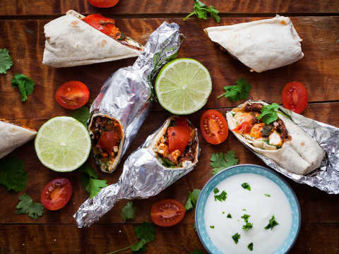 Kycklingburritos