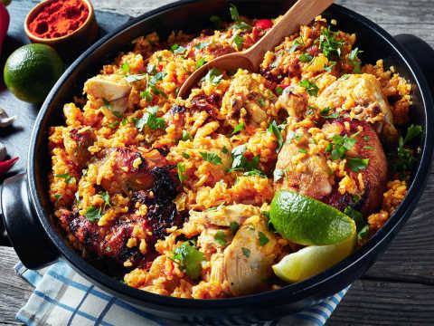 Paella på grillen