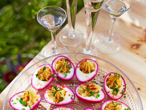 Pickled Deviled Eggs