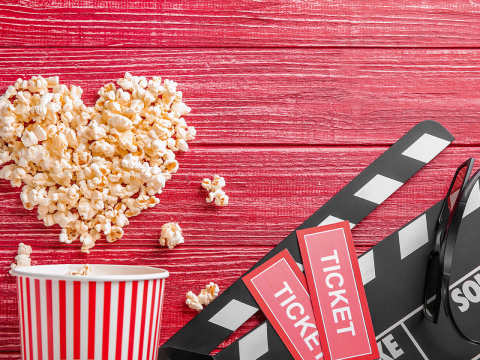 Romantisk bild med filmtema