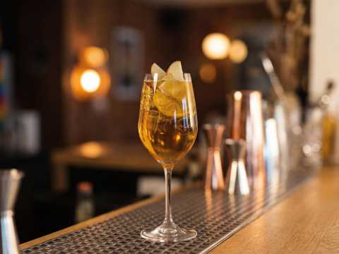 Krogis - cocktail med Calvados och Cider