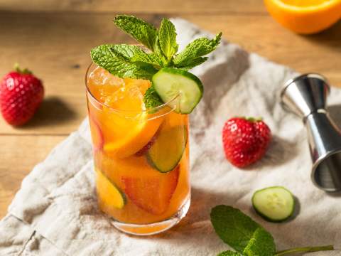 Drinken Pimm's Cup