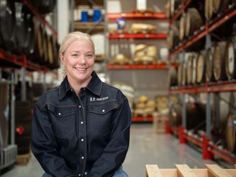 Malin Brogarth - ny Master Blender på O.P. Anderson.