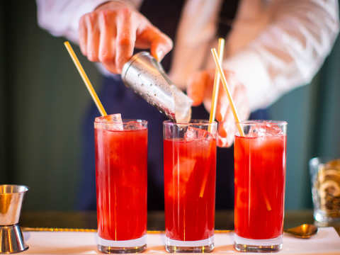 Razzycle - hållbar drink gjord på matsvinn från Scandic