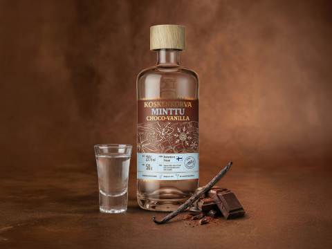 Koskenkorva Minttu Choco Vanilla.