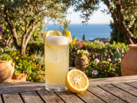 Yuzu Gin Fizz.