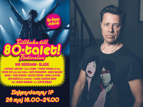 Peo Thyrén från Noice arrangerar 1980-talsfest