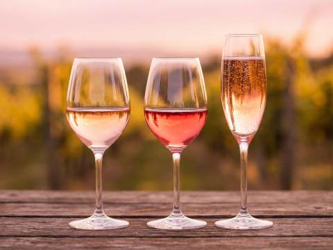 3 olika roséviner, bäst i test.