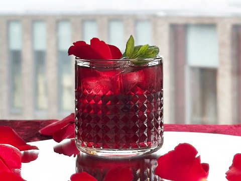 Cherry Red Wine Smash drinkki