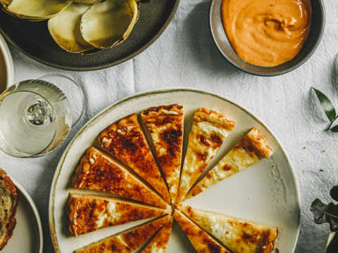 Comte-juusto piirakka