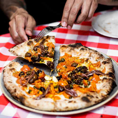 Napolitansk pizza och Ruffino