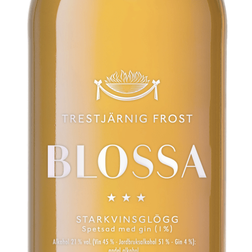 Blossa Trestjärnig Frost with gin.