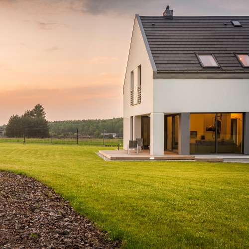 Maalämmöllä lämmitetty koti