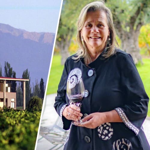 Patricia Ortiz på Finca Patagonicas.