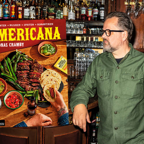 Jonas Cramby med nya boken Americana.