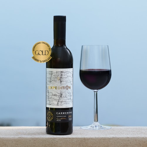 Expedition Carmenère med medalj.