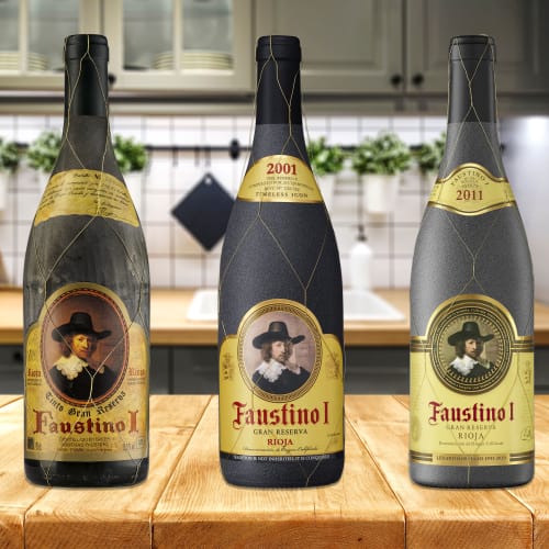 Vertikalprovning av 3 olika årgångar av Faustino I Gran Reserva.