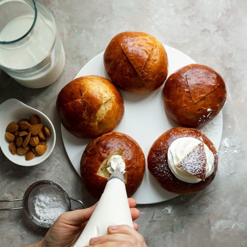 Olika fyllningar till semlor som inte är mandelmassa.