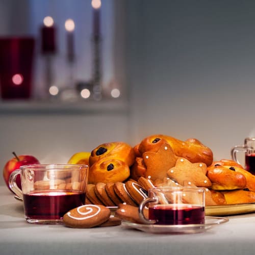 Advent med glögg och pepparkakor