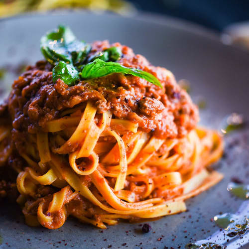 Pasta med köttfärssås