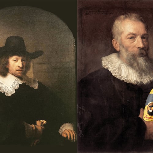 Tavlor av Rembrandt och Anthonis van Dyck