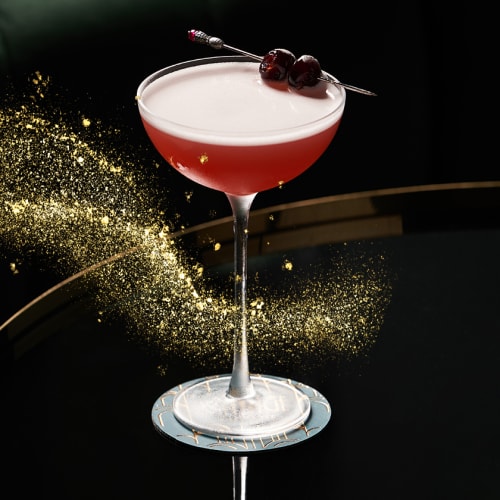 French Martini med glitter