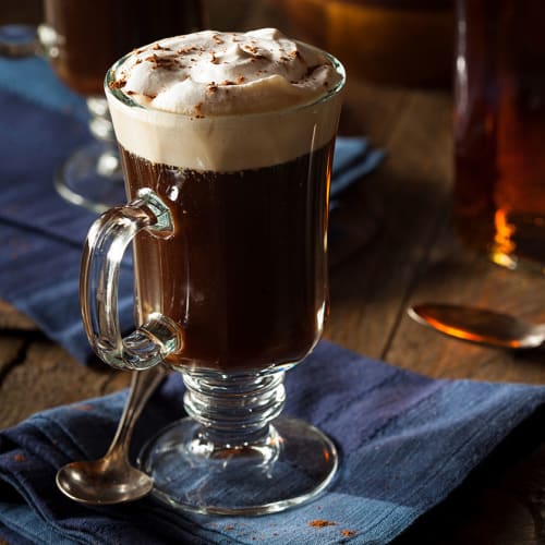 Klassisk Irish Coffee.