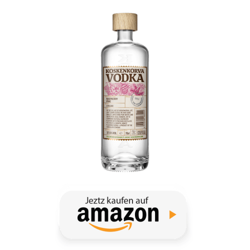 Koskenkorva Vodka Raspberry Pine Flasche und Link zu Amazon.de