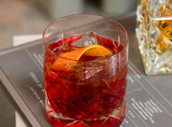 Nordic negroni cocktail